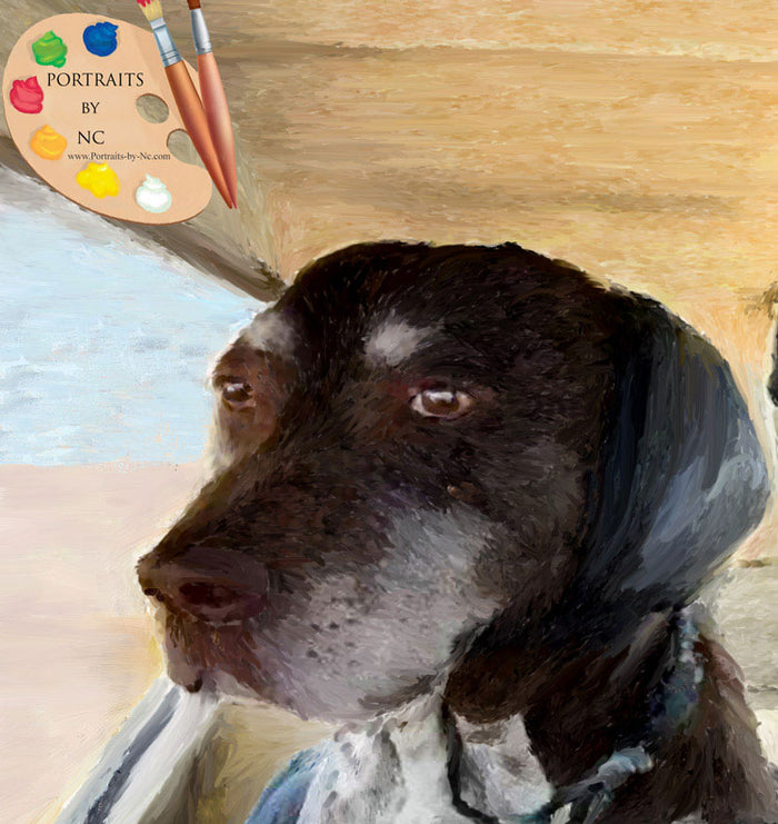 dog painting