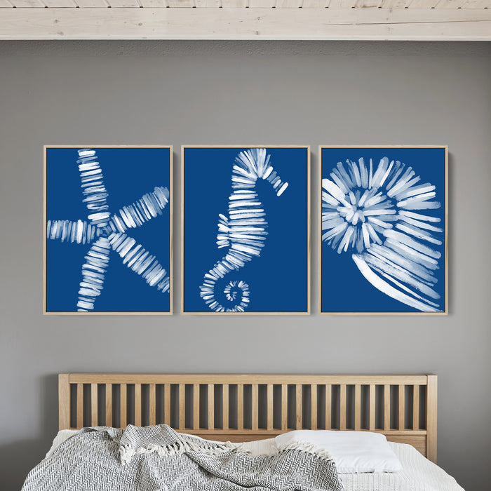 8"x10" / Canvas Set / Natural Wood