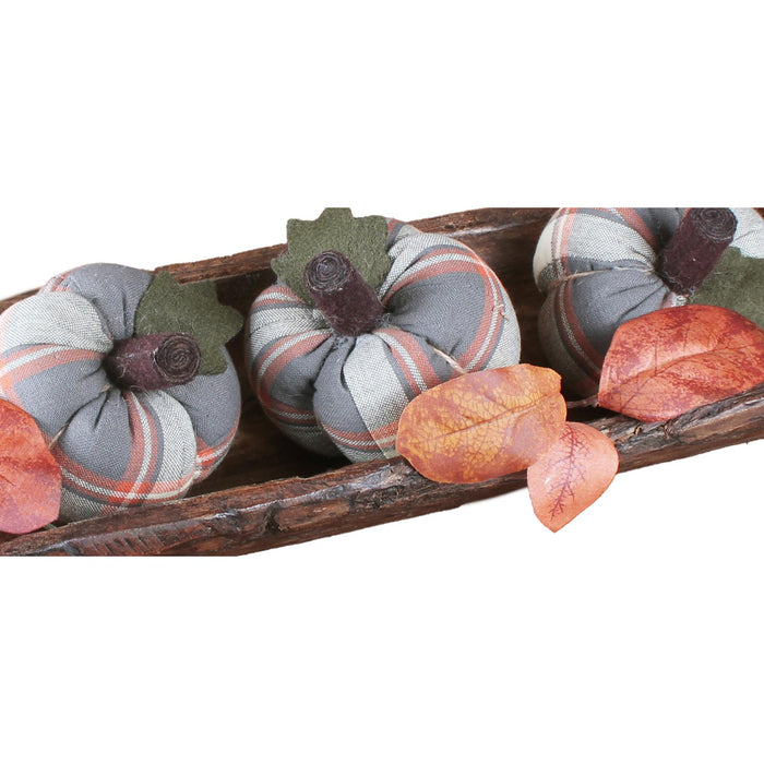 F Fall Sky Mini Pumpkins set of 3 ON011522 - Interiors by Elizabeth