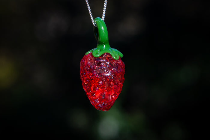 glass strawberry