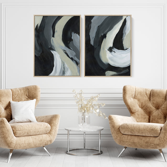 8"x10" / Canvas Set / Natural Wood