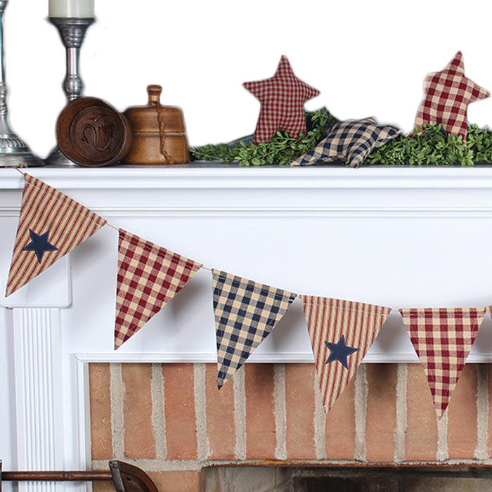Liberty Flag Garland Garland GR610000 - Interiors by Elizabeth