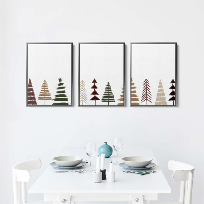 8"x10" / Canvas Set / Antique Silver