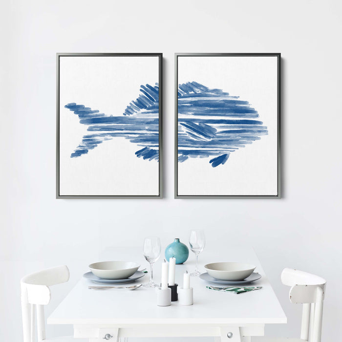 8"x10" / Canvas Set / Antique Silver