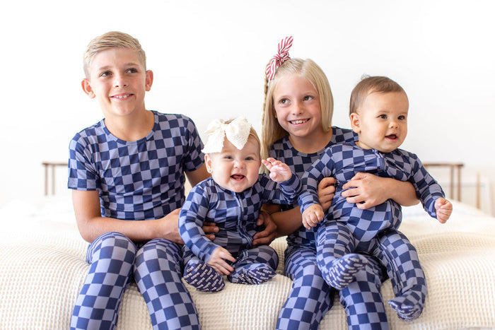 PATRIOTIC CHECKER | ZIPPER ONE PIECE
