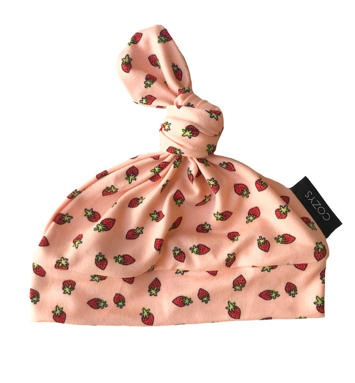 PEACH STRAWBERRY BEANIE