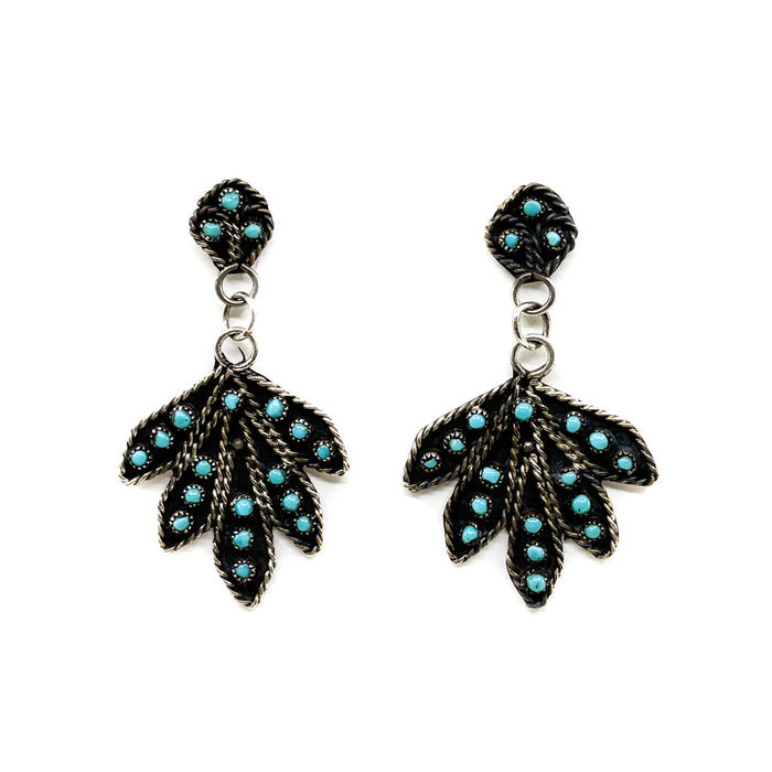 Petit Point Floral Earrings