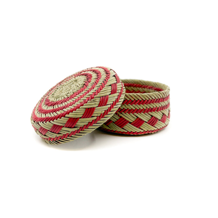 Red Pine Needle Basket
