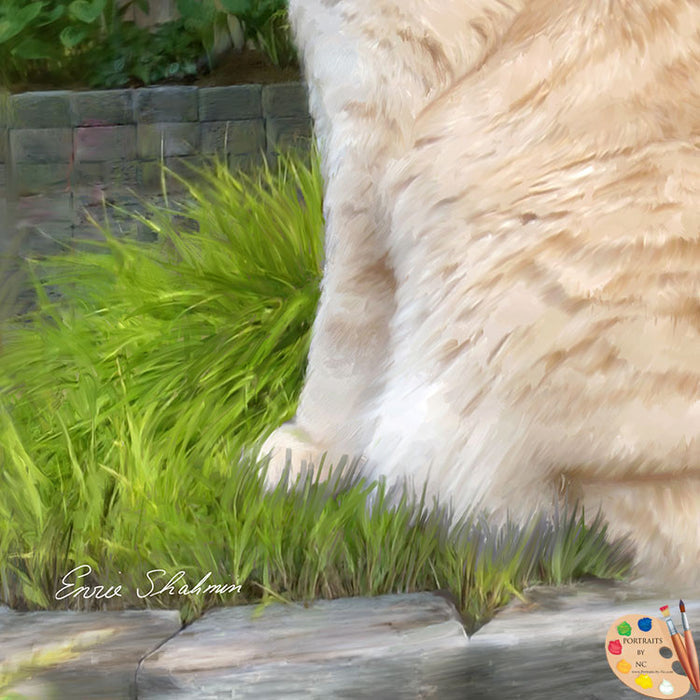 Tabby Cat Painting Detai 285