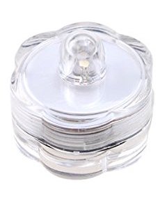Clear round LED tealight included with the memorial stone