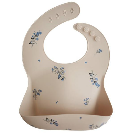 Adjustable Fit Waterproof Bibs - LILAC FLOWERS