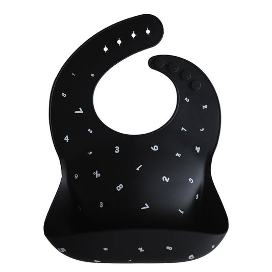 Adjustable Fit Waterproof Bibs - NUMBERS BLACK
