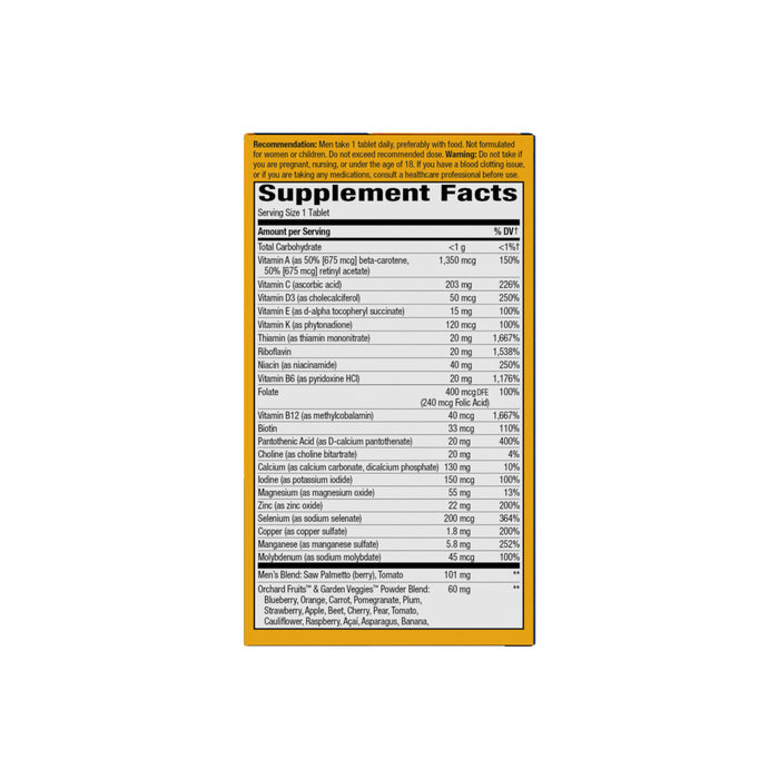 The Alive!® Ultra Multivitamin by Nature’s Way features a Supplement Facts label listing per-tablet amounts and % Daily Value for high-potency B-vitamins, Vitamins A, C, D, E, calcium, magnesium & more. Ingredients and directions are included below.