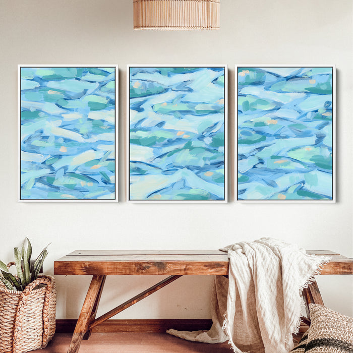 Beneath the Surface Triptych - Set of 3 - Jetty Home