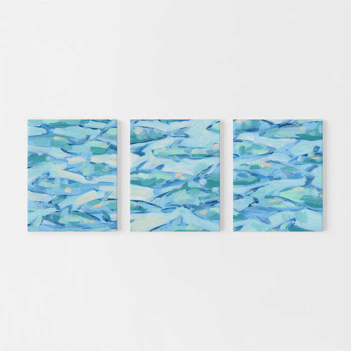 Beneath the Surface Triptych - Set of 3 - Jetty Home