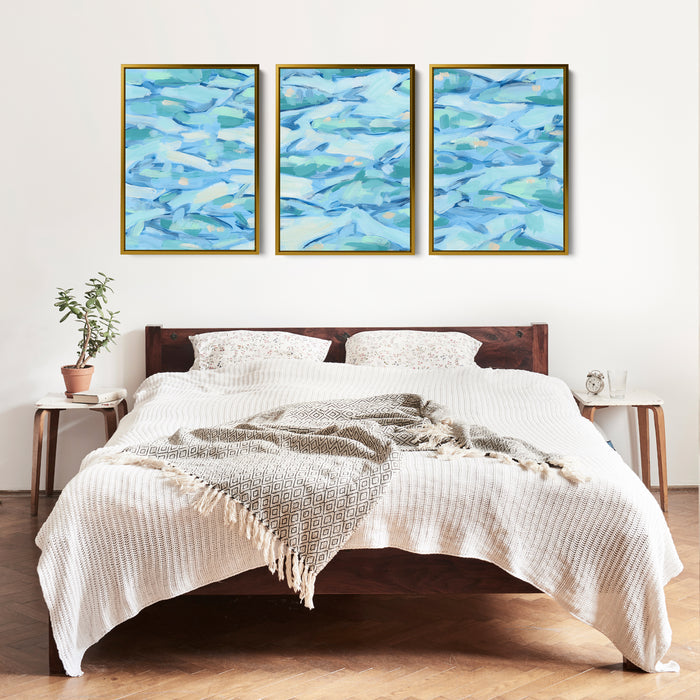 Beneath the Surface Triptych - Set of 3 - Jetty Home