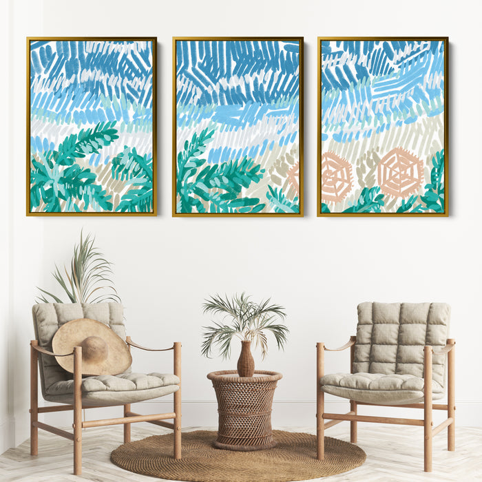 Between Tidelines Triptych - Set of 3 - Jetty Home