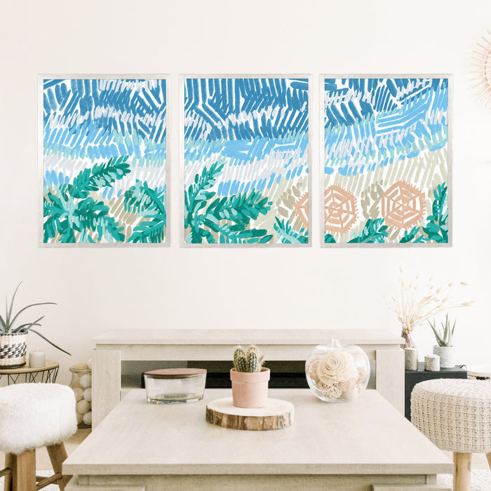 5"x7" / Art Print Set / Antique Silver