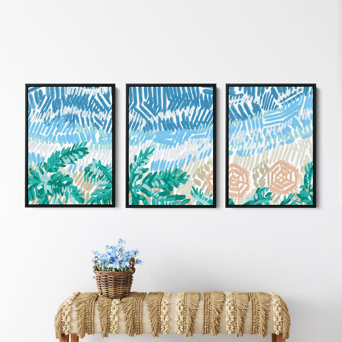 8"x10" / Canvas Set / Black