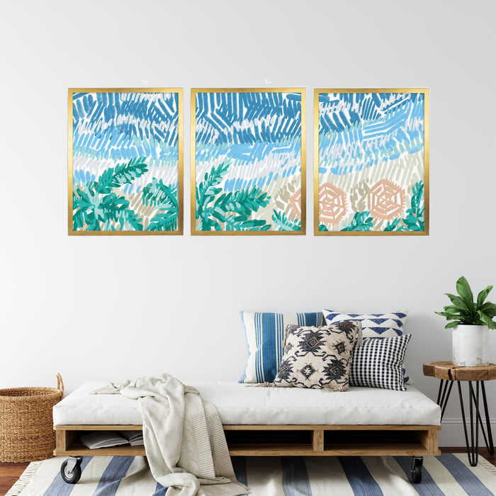 5"x7" / Art Print Set / Antique Gold