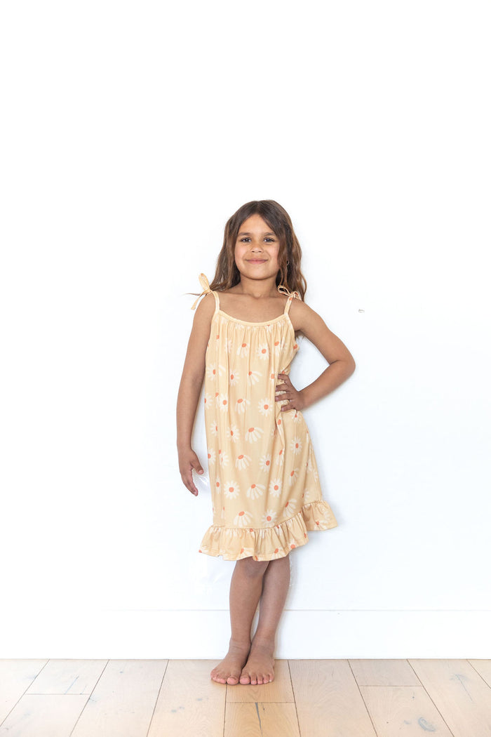 BIG YELLOW DAISY - TANK DRESS