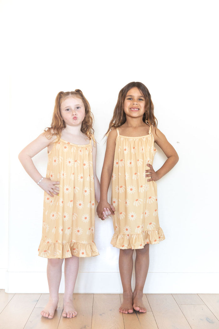 BIG YELLOW DAISY - TANK DRESS