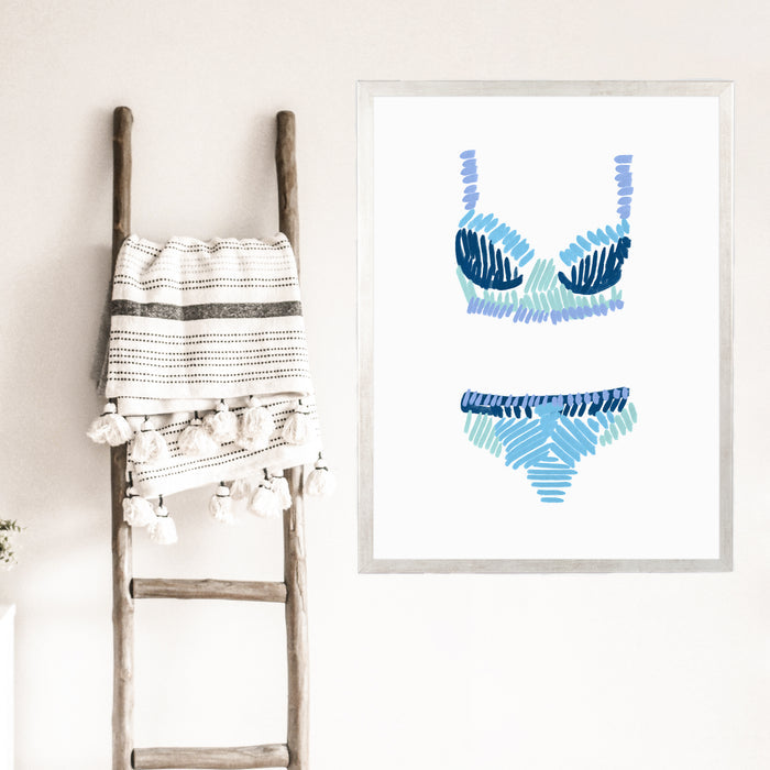 5"x7" / Art Print / Antique Silver