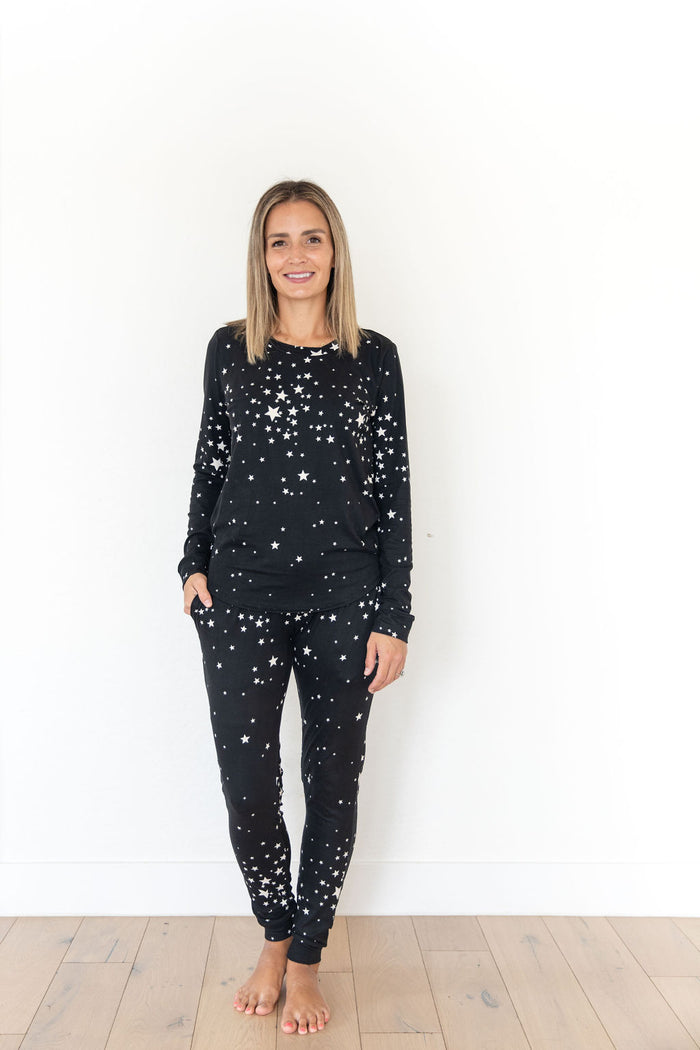 BLACK + OFF WHITE STAR | LONG SLEEVE