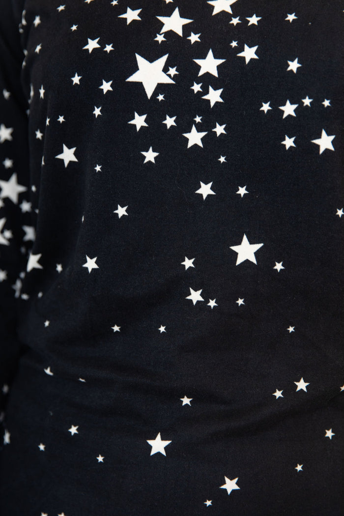 BLACK + OFF WHITE STAR | LONG SLEEVE