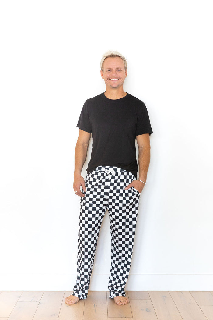 BLACK + WHITE CHECKER | MEN'S PANTS