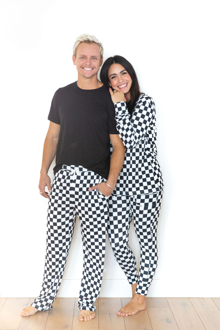 BLACK + WHITE CHECKER | MEN'S PANTS
