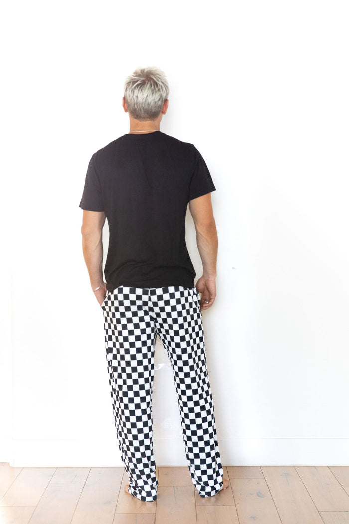 BLACK + WHITE CHECKER | MEN'S PANTS
