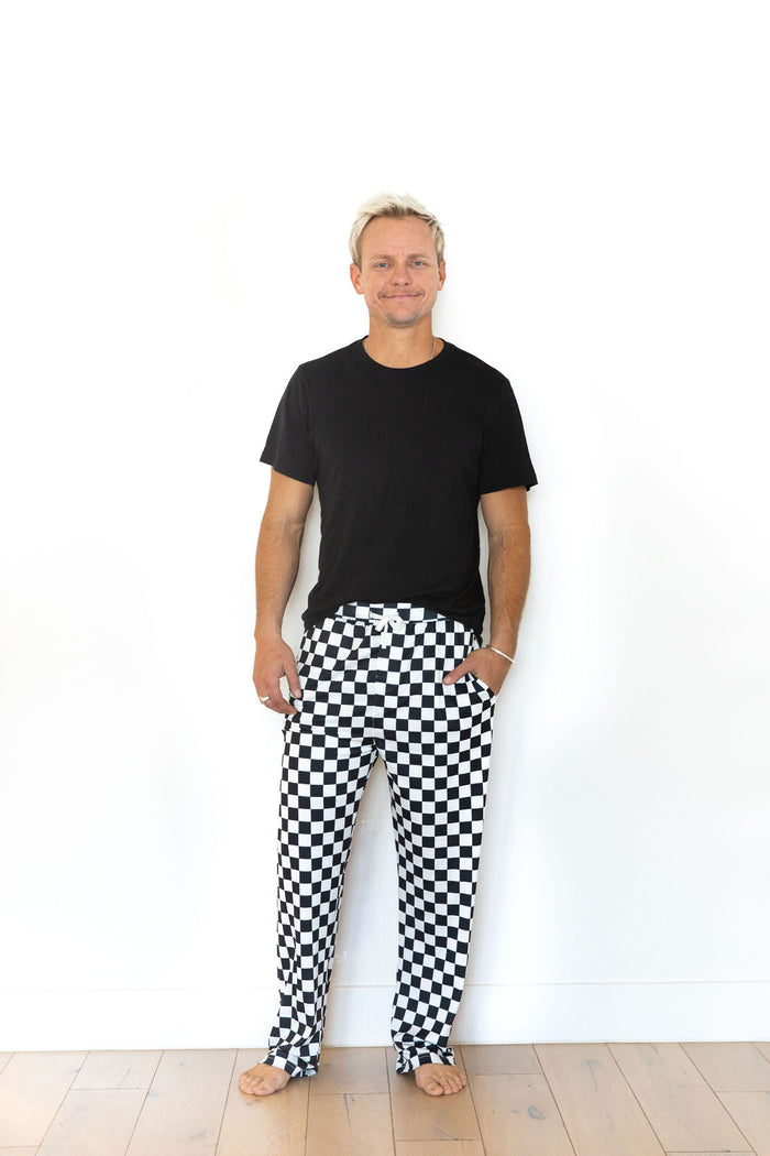 BLACK + WHITE CHECKER | MEN'S PANTS