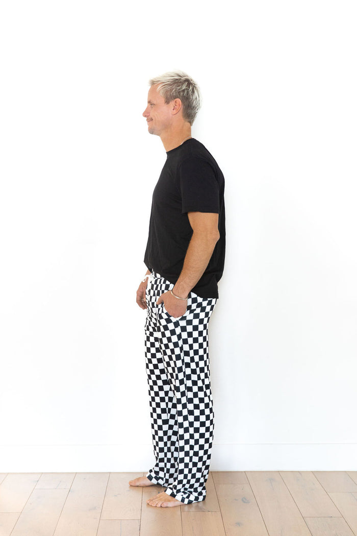 BLACK + WHITE CHECKER | MEN'S PANTS