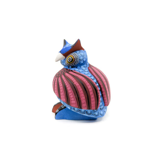 Blue and Magenta Owl
