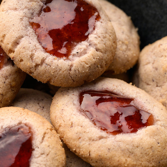 Blue Corn Cookie Mix and Pomegranate Jelly