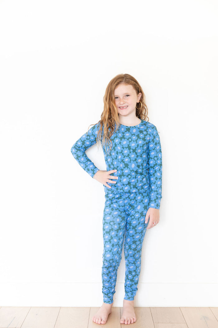 BLUE + GREEN DAISY | LONG SLEEVE