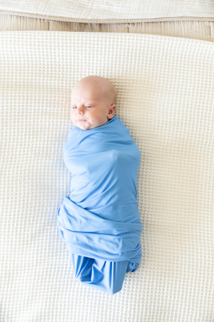 BLUE SOLID | SWADDLE