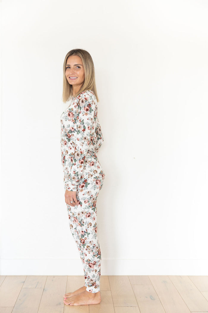 BLUSH + TAN FLORAL | LONG SLEEVE