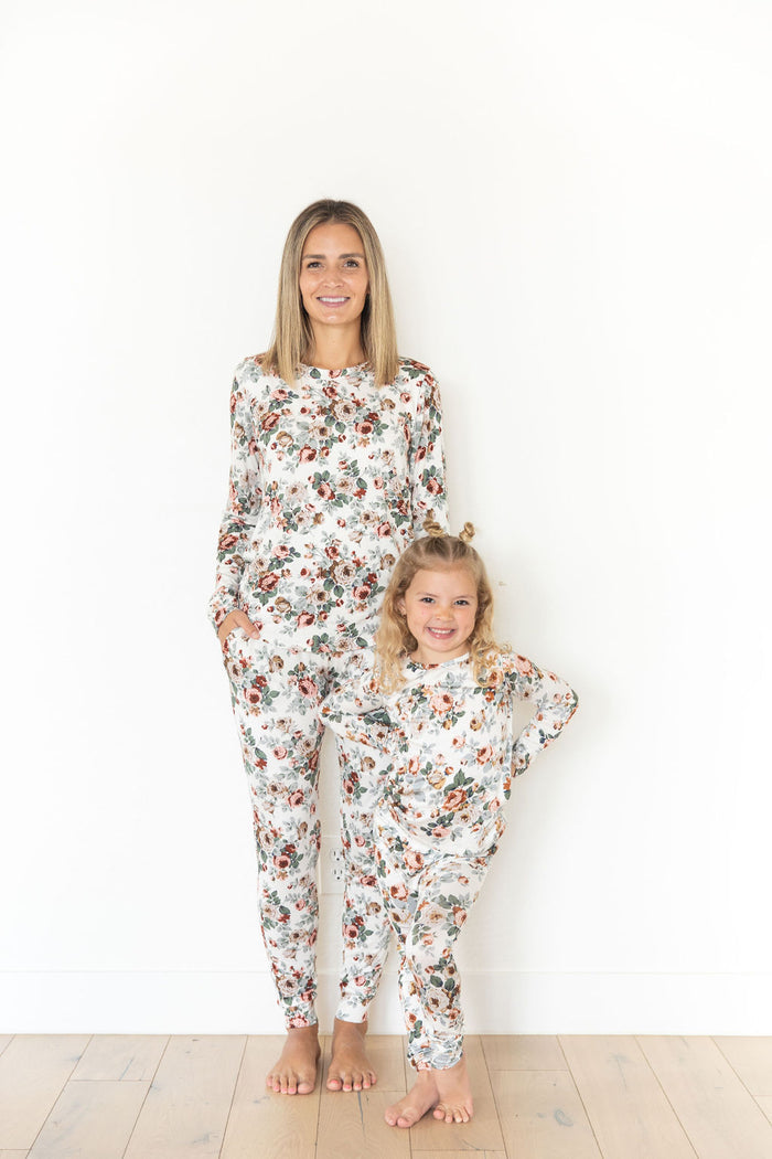 BLUSH + TAN FLORAL | LONG SLEEVE