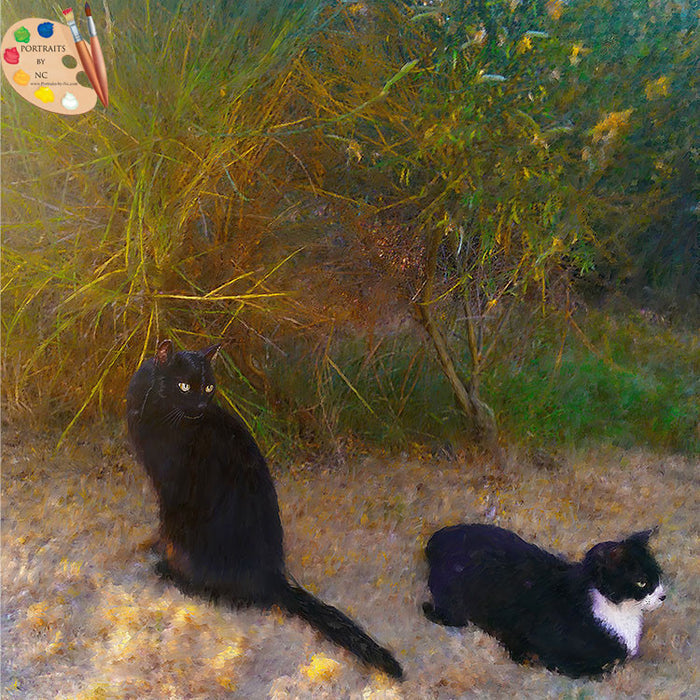 Cat Portrait 415 - Portraits by NC