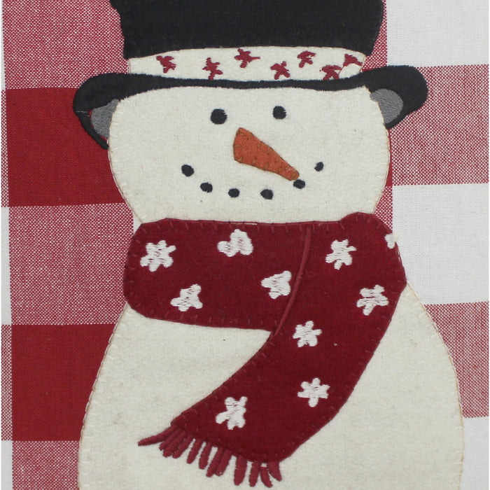 C Snow Friends Cardinal Pillow 14 In PL770025 - Interiors by Elizabeth