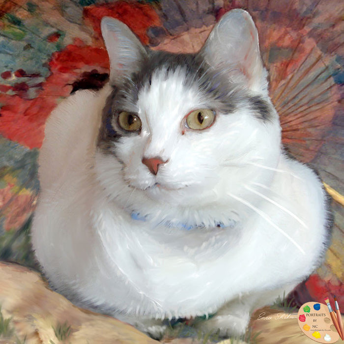 Cat Portrait Sweetie Pie 286 - Portraits by NC