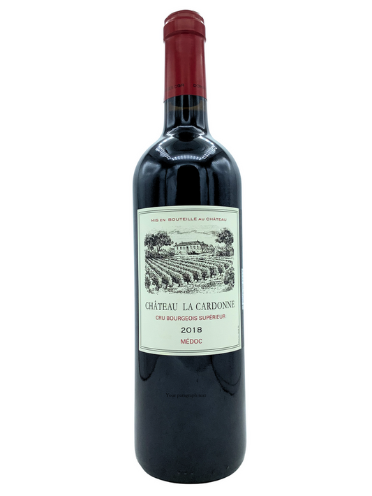 Chateau la Cardonne Cru Bourgeois Medoc 2018