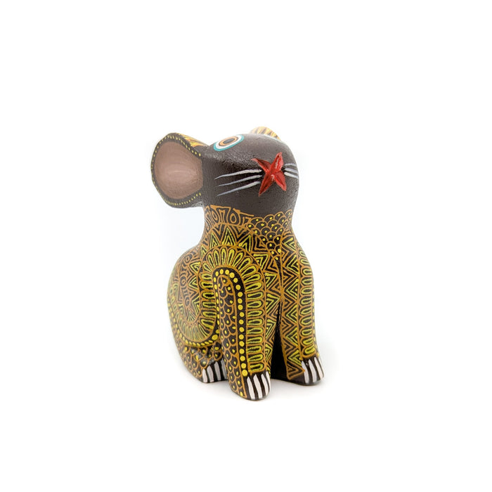 Chocolate Bunny with Fine Yellow Detail