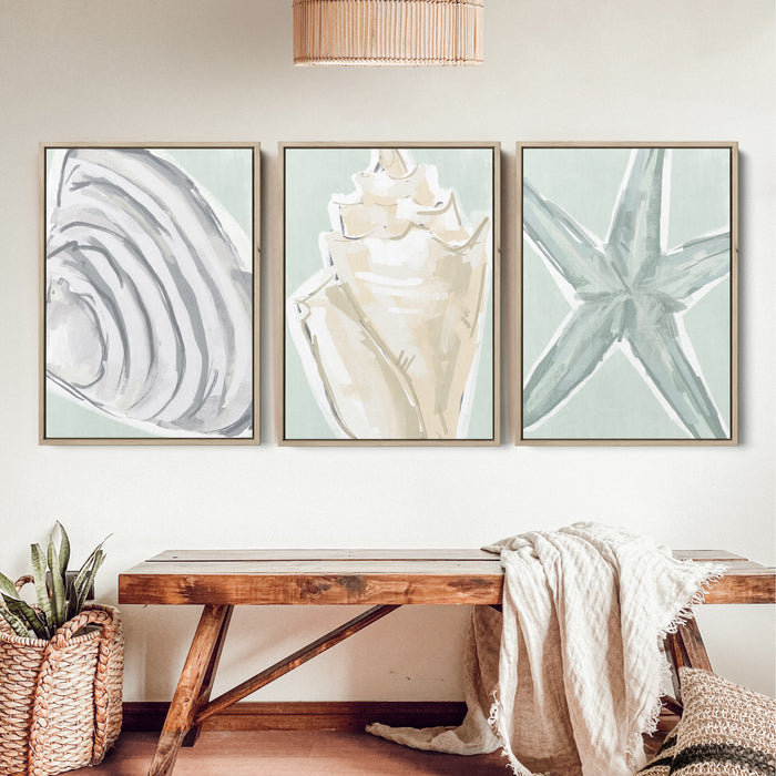 8"x10" / Canvas Set / Natural Wood