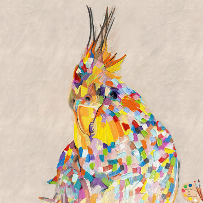 Cockatoo Bird Portrait 354 - Portraits by NC