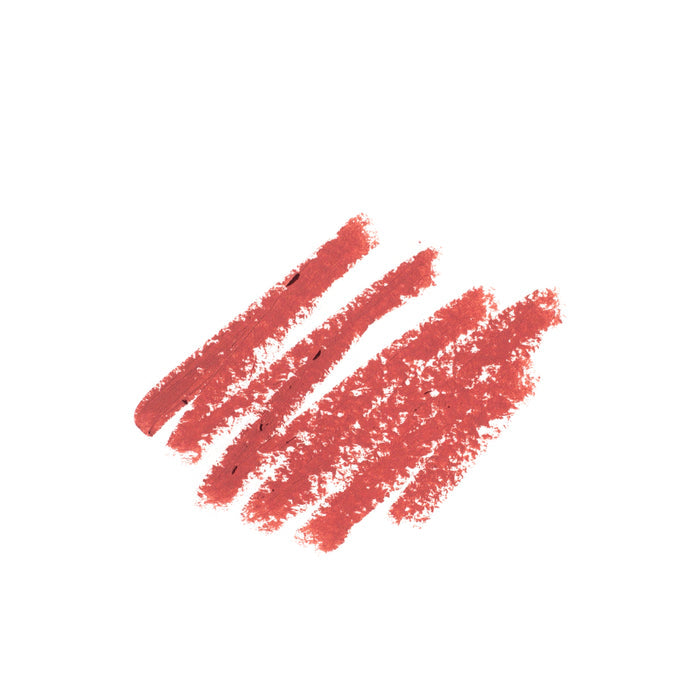 Coco Crayon by Ere Perez displays natural beauty with red scribbles on a white background, featuring visible texture and uneven strokes in a roughly rectangular shape.