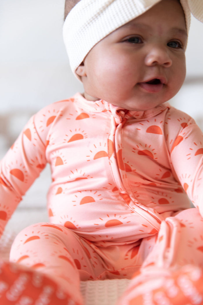 CORAL SUNSHINE | FOOTIE ONE PIECE