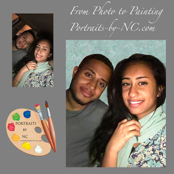 Couple Portraits from Photo